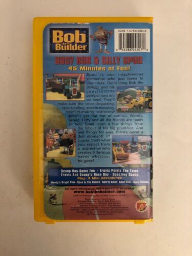 Bob the Builder Busy bob & Silly Spud(VHS,2001)TESTED-RARE VINTAGE ...