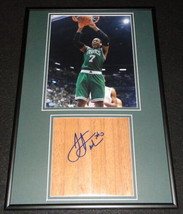 Jared Sullinger Signed Framed Floorboard & Photo Display Celtics Ohio State OSU