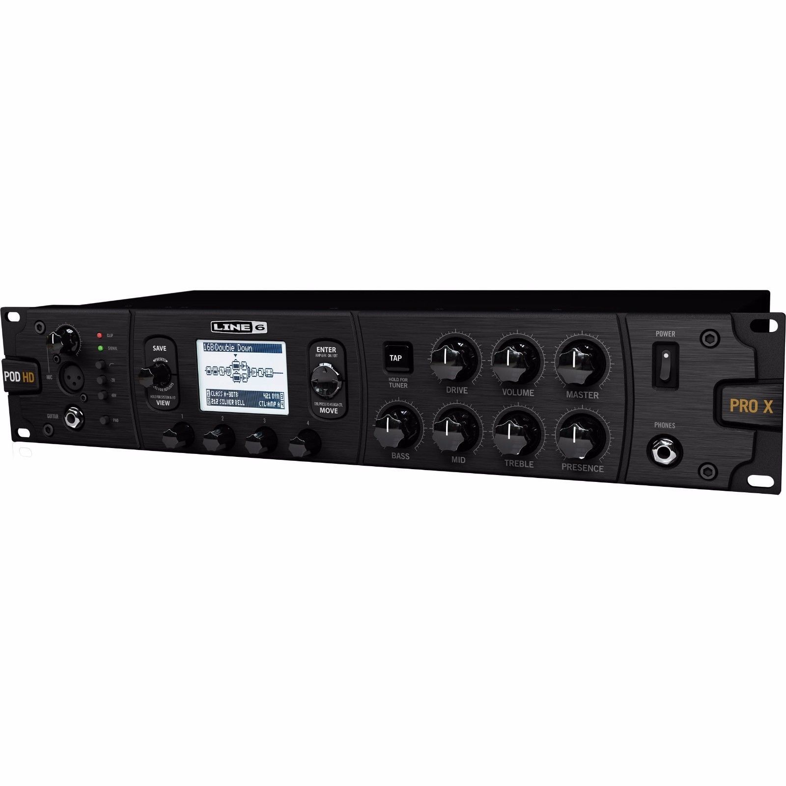 Line 6 POD HD Pro X Guitar MultiEffects Amp Modeling Rack Mount