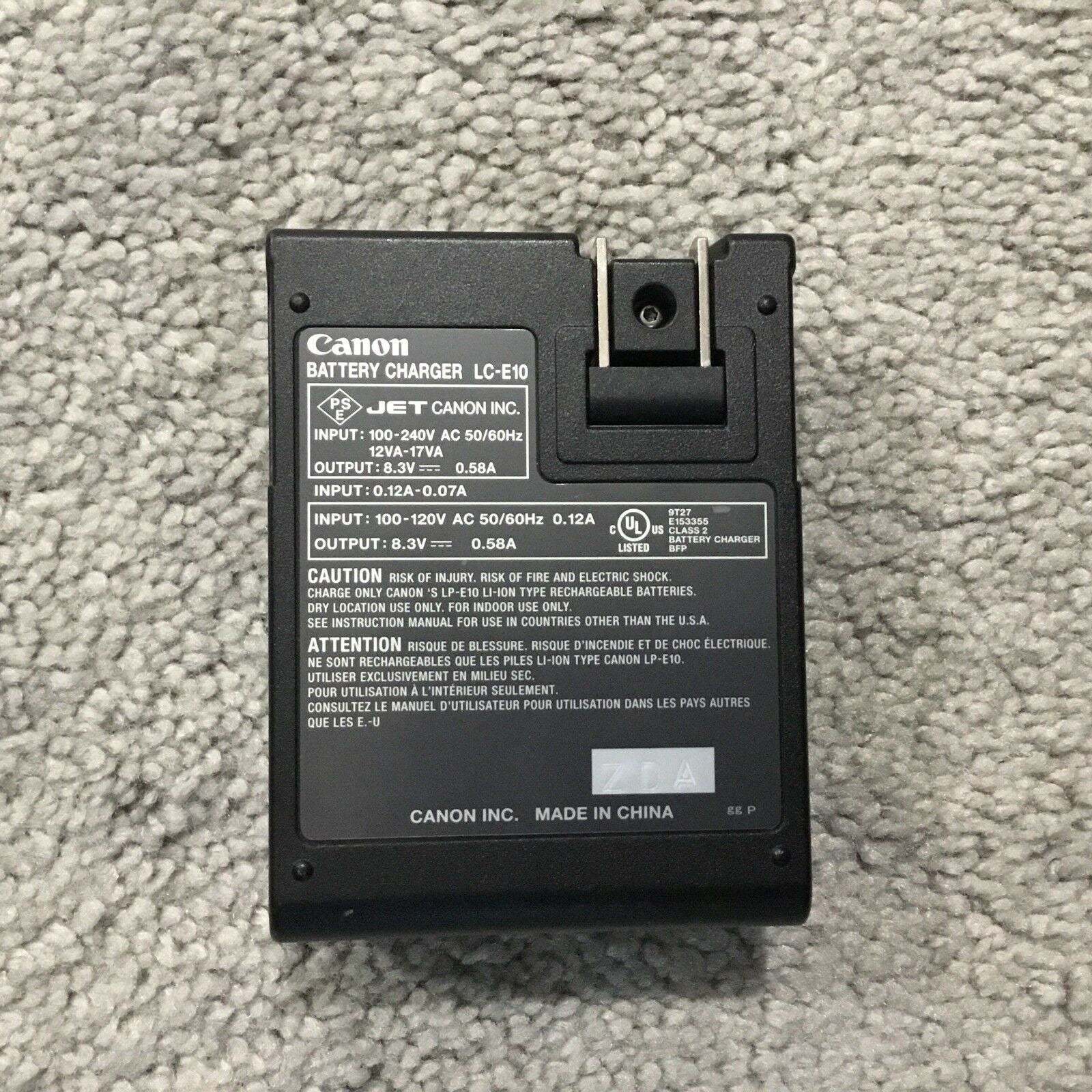 Canon LCE10 Battery Charger Digital Cameras