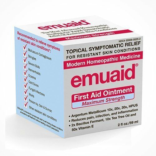 Emuaid Cream Natural Pain Relief Ointment Max Strength First Aid Shingles Fungus Ointments