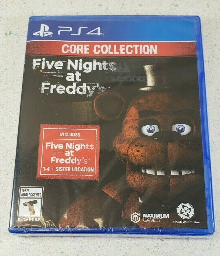 Fnaf Five 5 Nights At Freddys Core Collection 1 2 3 4 Sister Playstation 4 Ps4 Video Games 