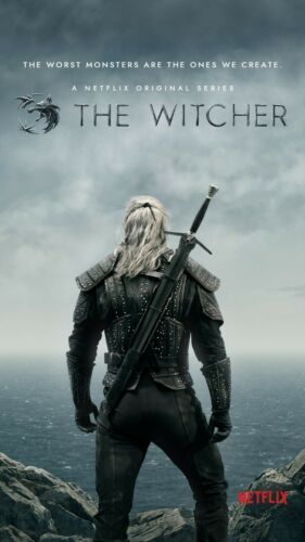 The Witcher Poster Netflix Henry Cavill Netflix TV Series Art Print 24x36 27x40