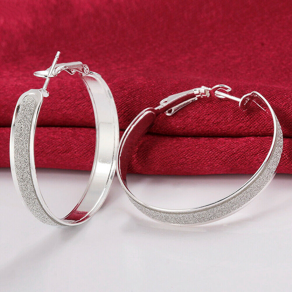 Sparkly small hoop earrings Clearance
