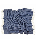 Prince of Scots Highland Tweed Herringbone Pure Wool Throw - $183.15