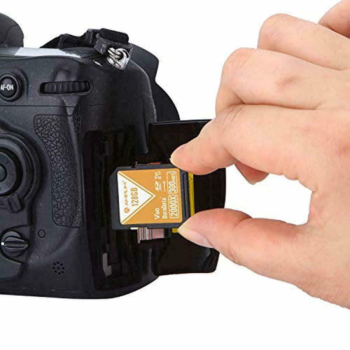 UHS-II SD Card 128GB SDXC - Amplim High Performance 300MB/S (2000X ...