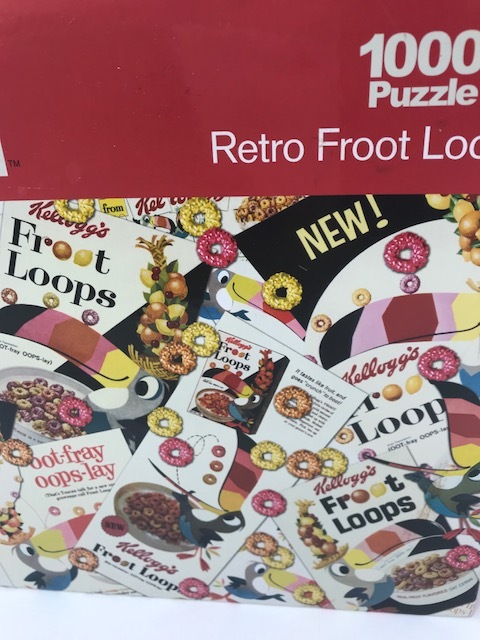 Vintage Kelloggs Retro Kelloggs Characters 1000 Piece Jigsaw Puzzle Froot Loops Jigsaw 0983