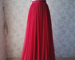 Red tulle bridesmaid wedding skirt 38 750 01 thumb155 crop