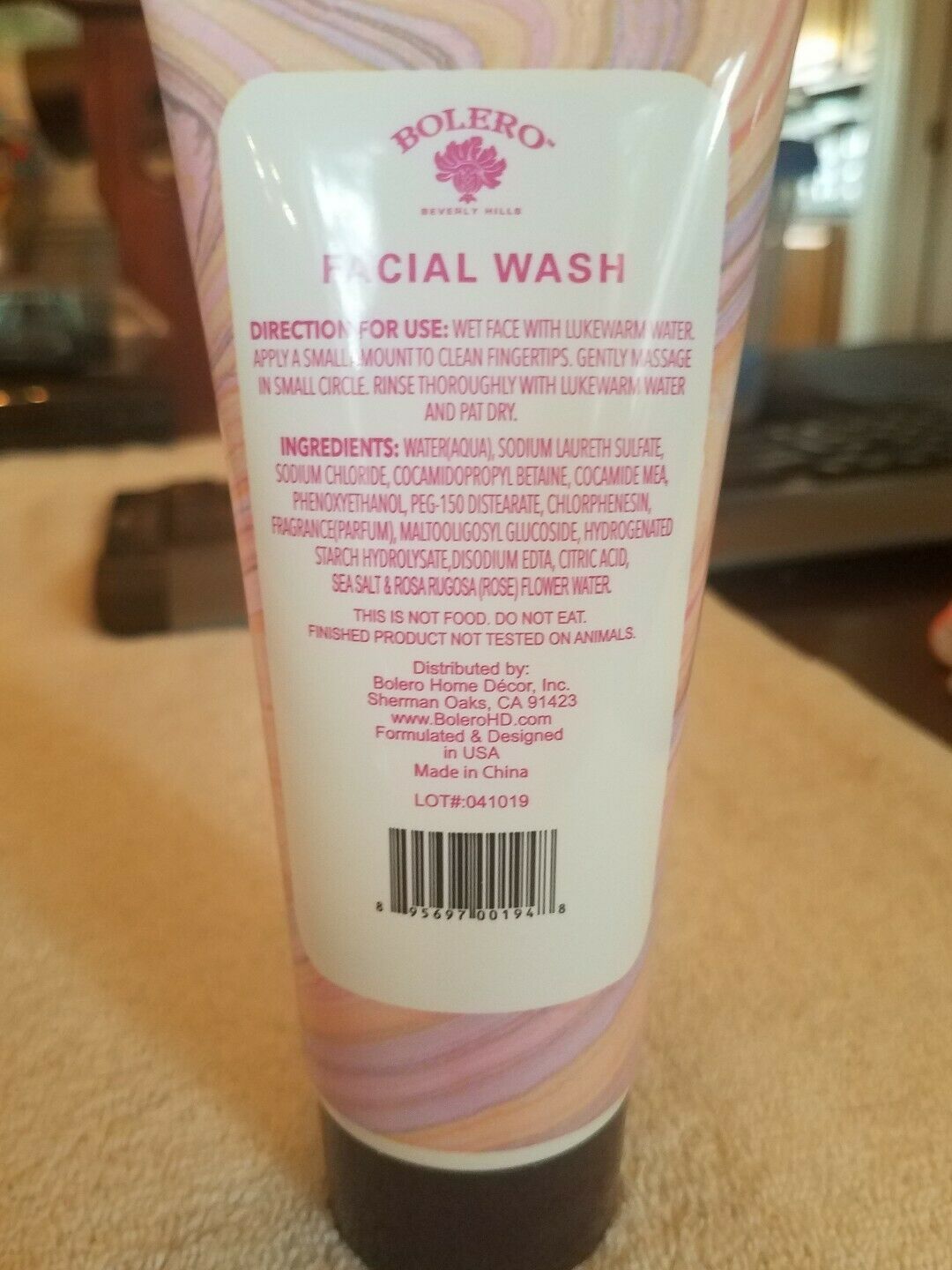 Bolero Pink Sea Salt + Rose Water Facial Wash Cleansers & Toners