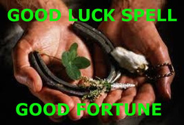 Good luck spell, good fortune haunted magic spell, money, wealth, prospe... - $33.30