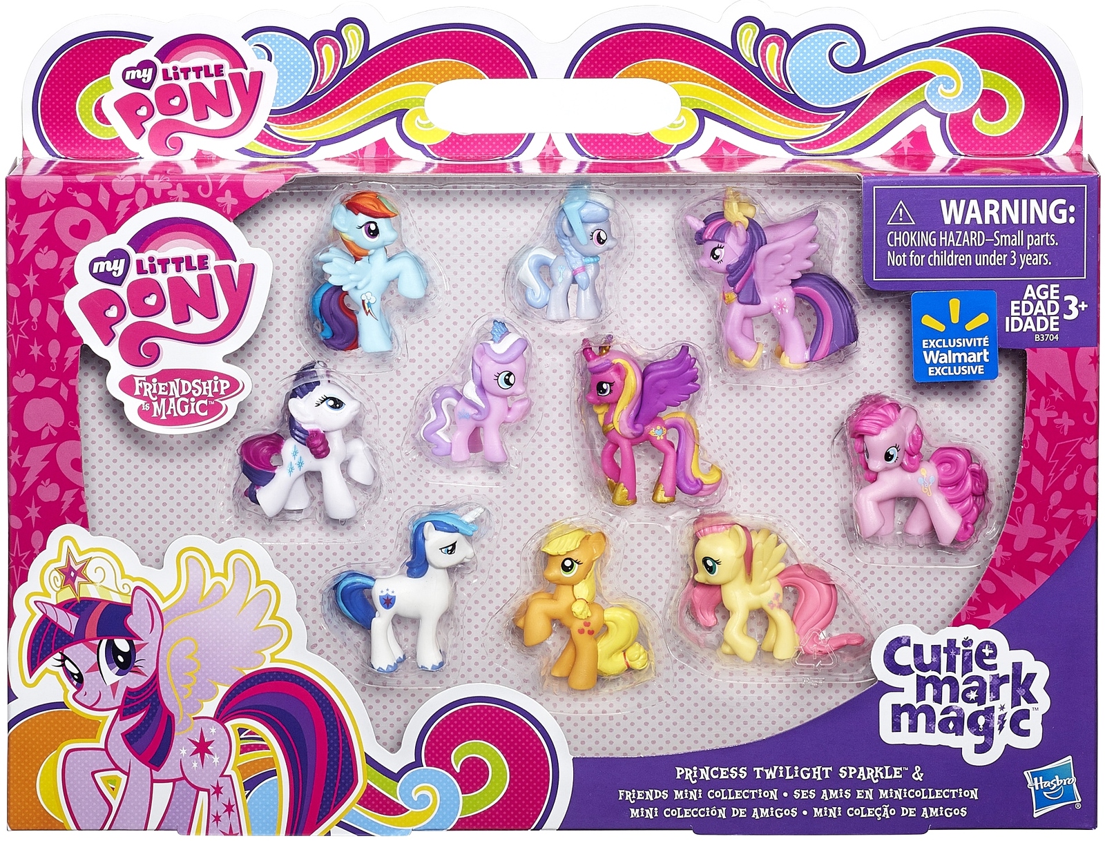 Hasbro Lot of 7 My Little Pony Small 2010s Mix Set 