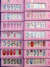Monalisa Nail Polish Appliques Full Nail Art Designs Sticker (10 sets)