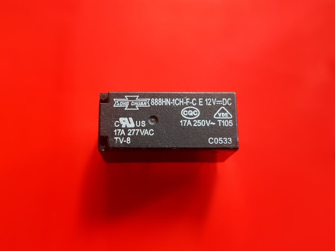 888HN-1CH-F-C E, 12VDC Relay, SONG CHUAN Brand New!! - Other