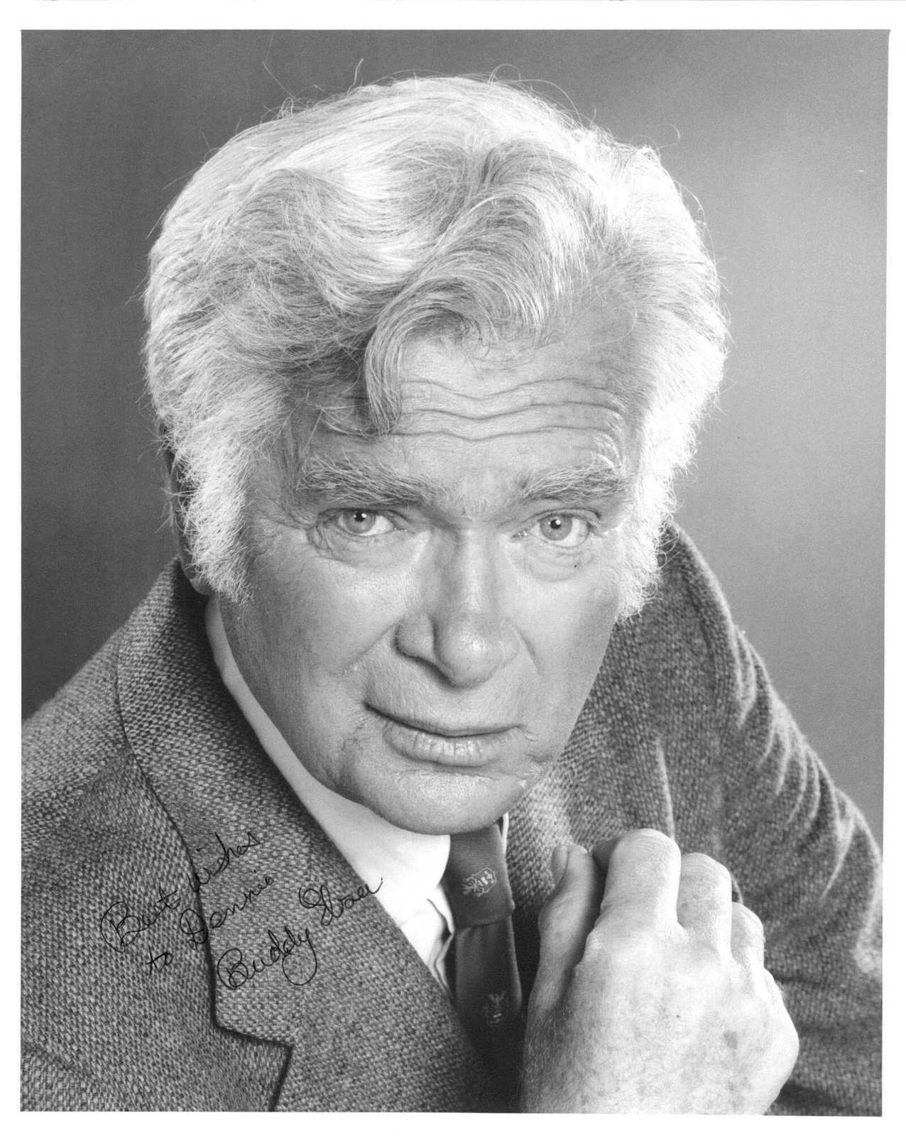 Buddy Ebsen (d. 2003) Signed Autographed Glossy 8x10 Photo - Photographs