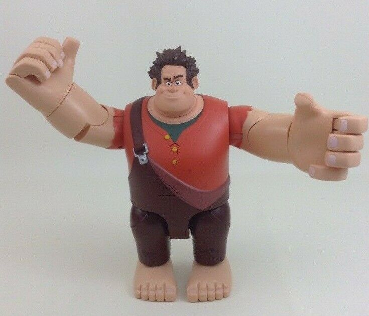 10" Disney Thinkway WRECK IT RALPH Arm Smashing Action Figure Doll Toy Gifts 10" Disney Thinkway WRECK IT RALPH Arm Smashing Action Figure Doll Toy Gifts