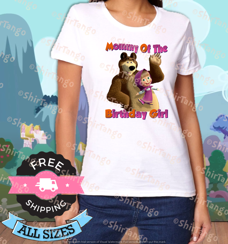 masha and the bear shirts