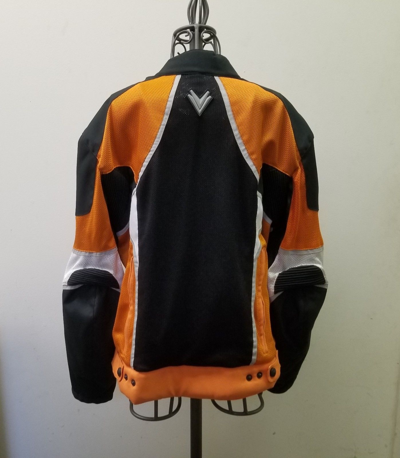 Frank Thomas Men's Size XXL Motorcycle Jacket Orange Black ...