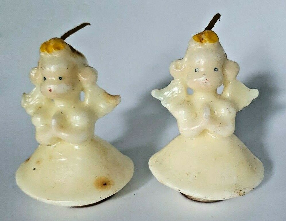 Vintage 3" Gurley Collectible Gurley Candle, 3" Classic Angel Unburnt