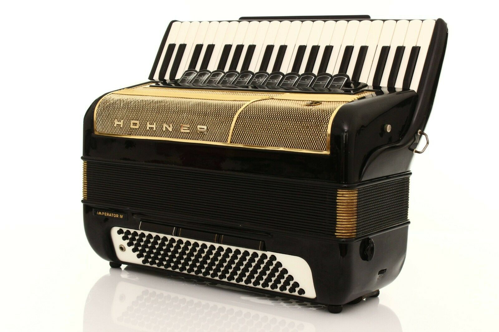 Accordion Hohner Imperator IV 120 Bass Double Cassotto LMMH Fisarmonica