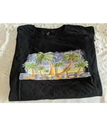 Anvil Black Double Stitch Black Florida T-Shirt Size L - $19.39