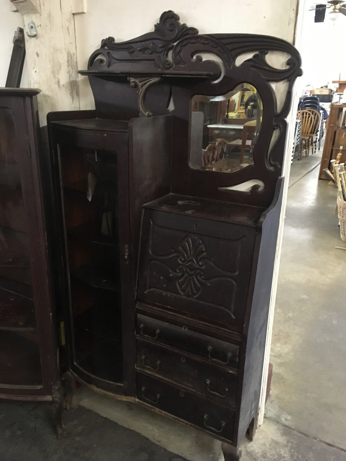 Antique Rockford Union Furniture Side By And 50 Similar Items Antique Rockford Union Furniture Side By Secretary Desk Bookcase Cabinet