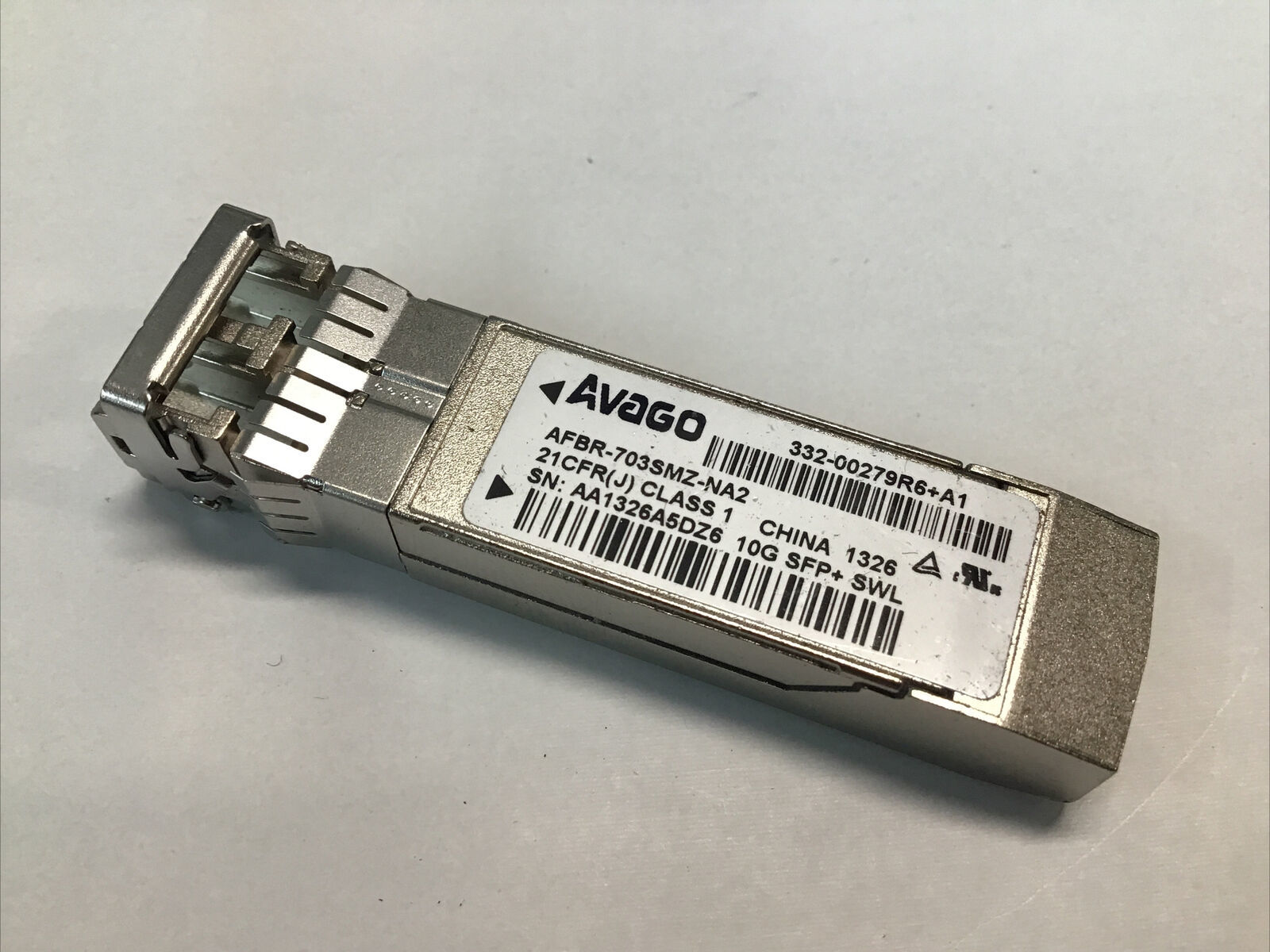 AVAGO AFBR-709SMZ-NA2 10Gb SFP+ SWL Optic Transceiver AFBR-709SMZ-EP1 ...