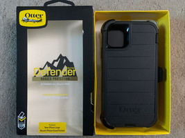 NEW Otterbox Defender Series Rugged Case iPhone 11 Pro Max Or XS MAX Black 6.5” - $25.97
