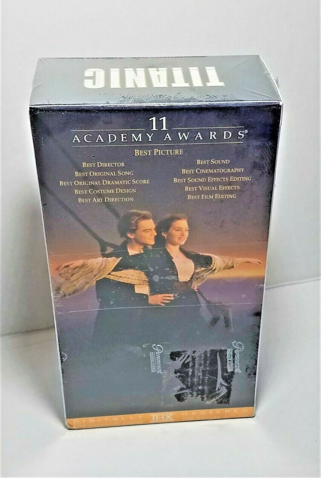 TITANIC VHS, New ,Factory Sealed - 2 Tape Box Set - 1997 Academy Award ...