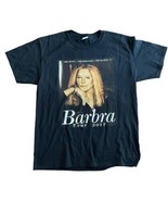 Vintage Barbra Streisand 2017 Concert Tour T-Shirt Barclays Nassau Black... - $19.00