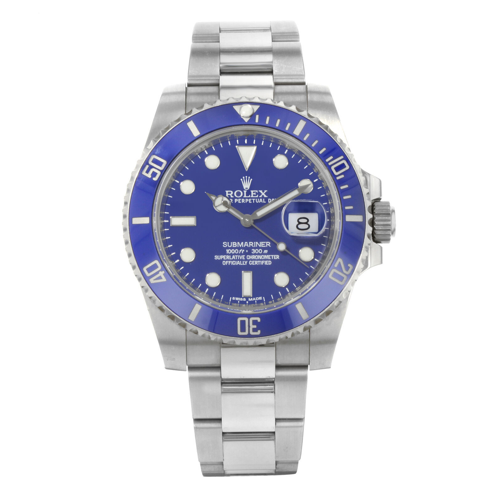 rolex submariner bleu