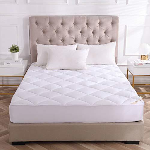 APSMILE King Size Mattress Pad Cover Quilted Fitted 8-18