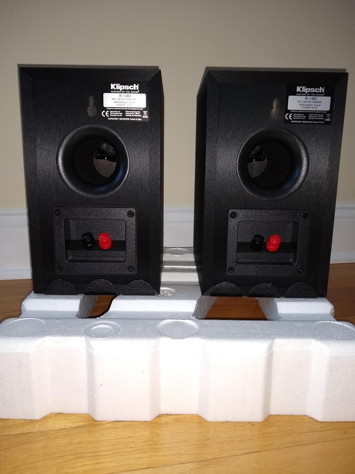 Klipsch R 14m 4 Inch Reference Bookshelf Speakers Klipsch R-14M 4-Inch Reference Bookshelf Speakers (Pair, Black) - Home