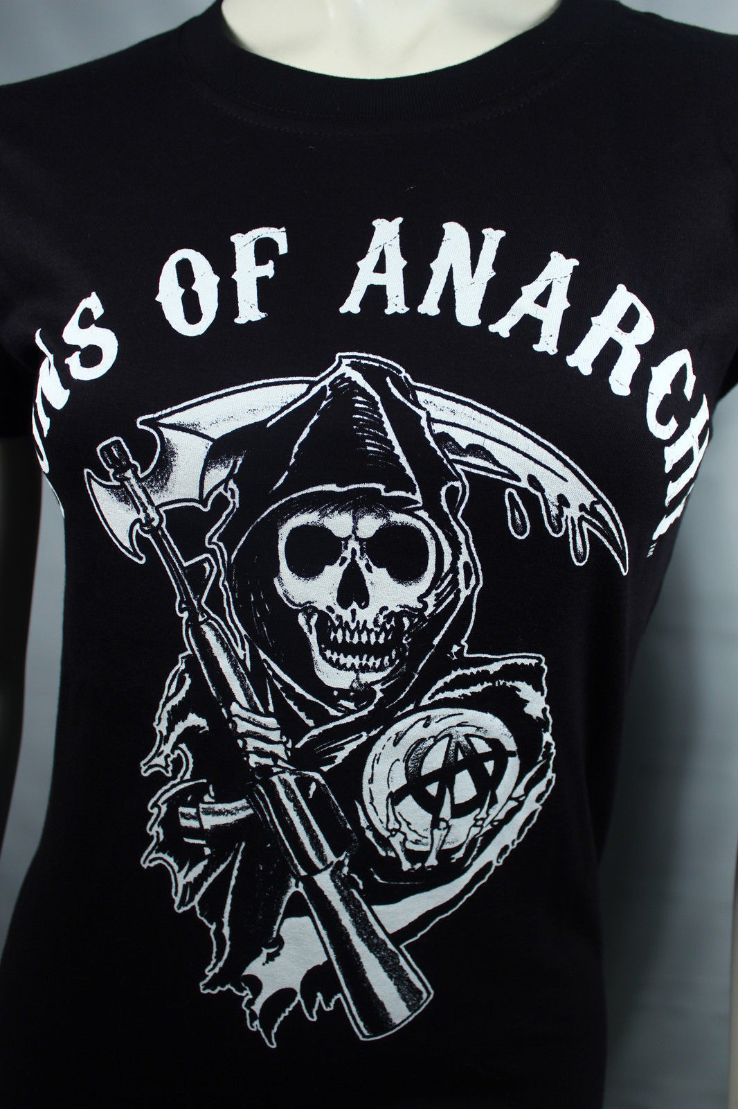 Soa Sons Of Anarchy Classique Faucheuse Logo Moto Motard Juniors T Shirt S2XL Tops & Blouses