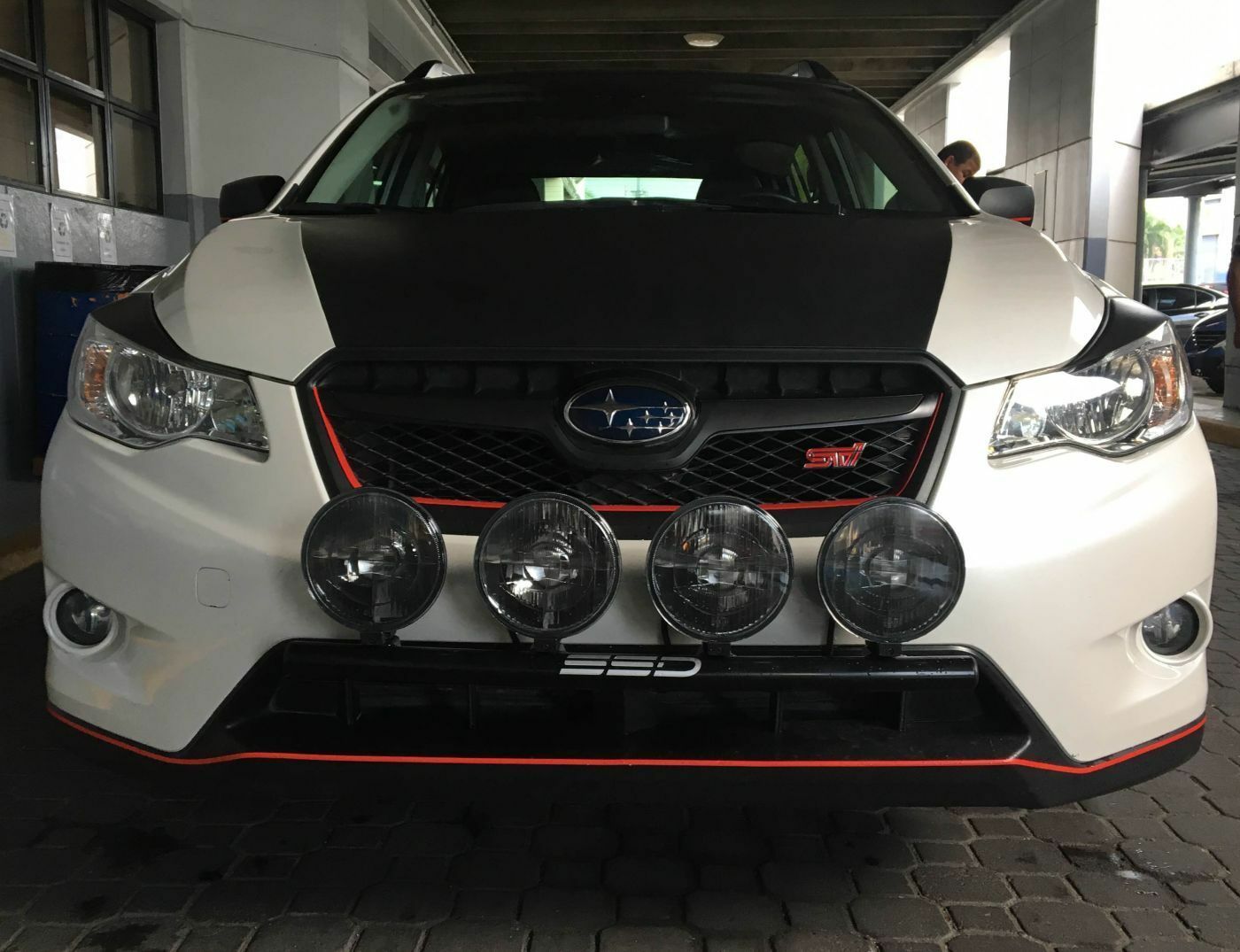 Fits 2017 Subaru XV Crosstrek RALLY LIGHT BAR, Bull, Nudge Bar, 4 Light