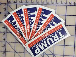 Trump President 2020 bumper stickers (6) | Decal Vinyl Sticker | Cars Tr... - $3.22