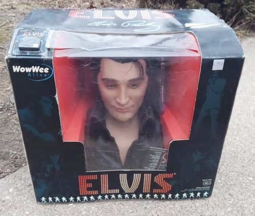 WowWee Alive ELVIS Presley Lifesize Robot Singing Talking Animatronic ...