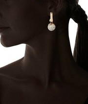 Large Daniela Swaebe 18K Gold-Plated Disco Diva Rectangle Drop Earrings image 2