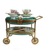 Rochard limoges france Porcelain Tea tray serving cart - $69.00