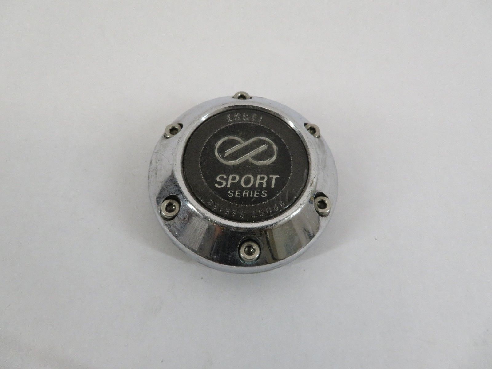 610Z17 ENKEI SPORT WHEELS 74 MM CHROME ALLOY WHEEL CENTER COVER HUBCAP