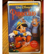 Disney’s Pinocchio VHS Tape 60th Anniversary Edition NIB Clamshell - $9.89