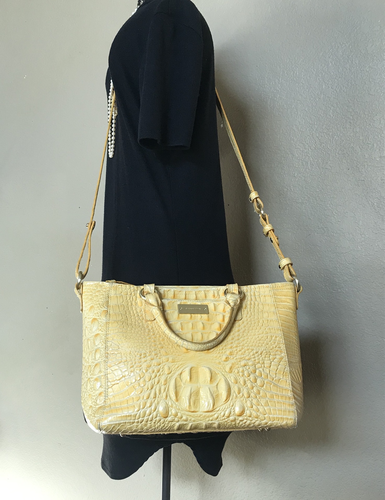 yellow brahmin crossbody