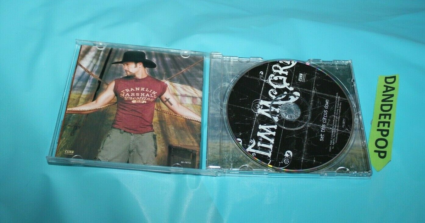 Set This Circus Down Tim McGraw Music CD - CDs