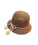 Baby Hat Child Cute Straw Hat Visor Sun Hat Beach Hat [B] - $16.50