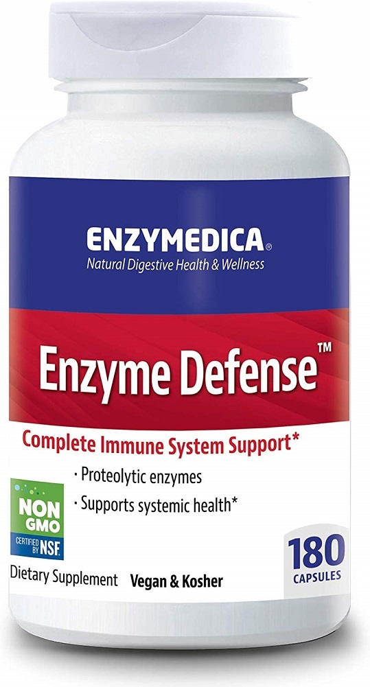 Enzymedica, Enzyme Defense, Specialized Enzyme For, 180 Capsules (180 Servings)