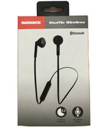 Magnavox Shuffle Wireless Earbuds with Bluetooth  Black  4.5 Hour Playback - $8.17