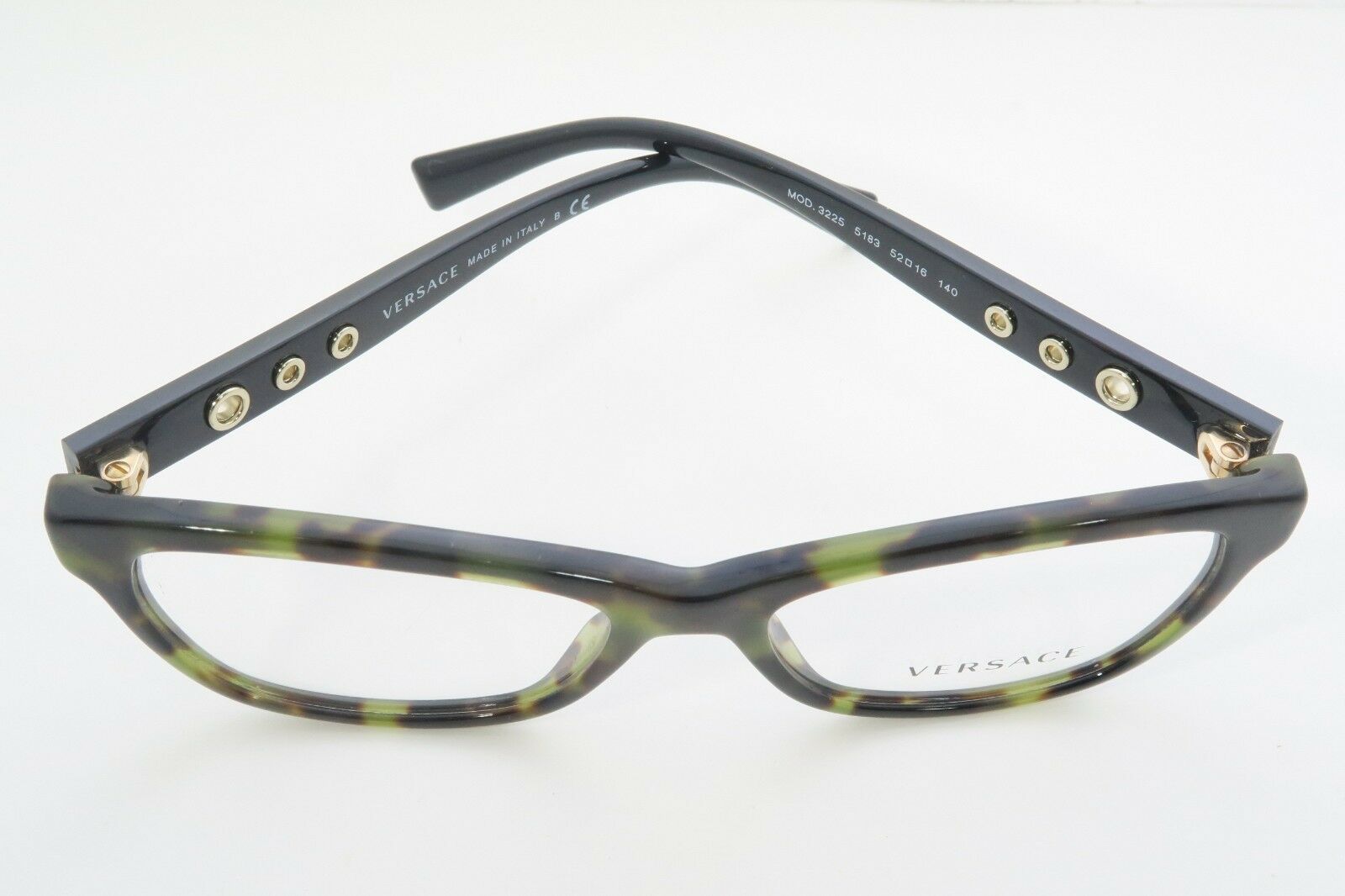 versace green tortoise eyeglasses