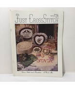 Just Cross Stitch Magazine January/February 1986 Porcelain Falls Church - $9.74