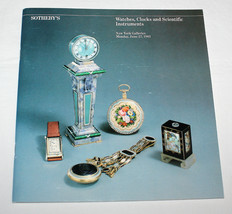 Sotheby's Catalogue Watches Clocks Scientific Instruments June 27 1983 New York - $12.82
