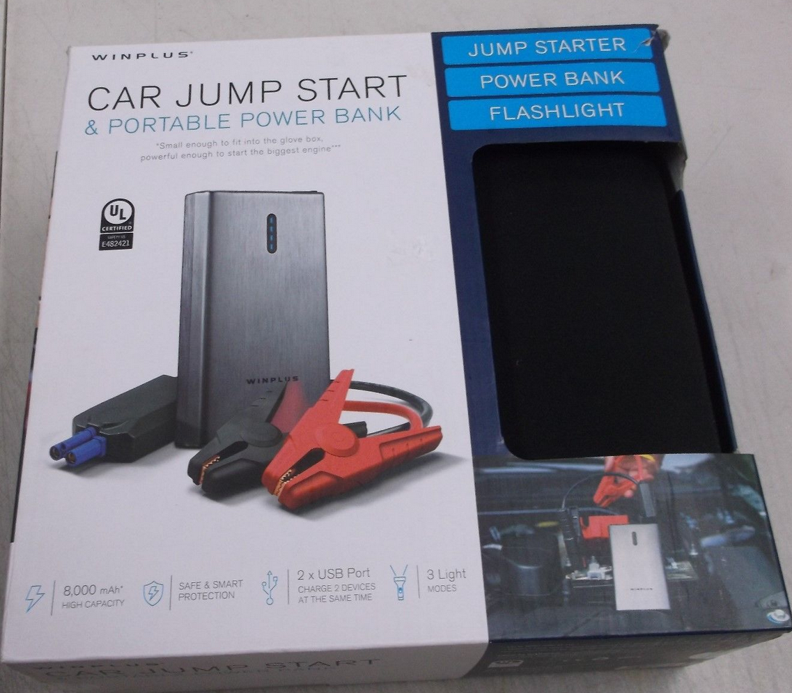 Winplus Car Jump Starter & Portable Power Bank AC56388 Read Description