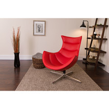 Red Leather Cocoon Chair ZB-34-GG - $563.95